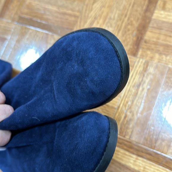 Stuart Weitzman navy suede boots - Picture 3 of 6